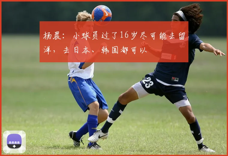 杨晨：小球员过了16岁尽可能去留洋，去日本、韩国都可以