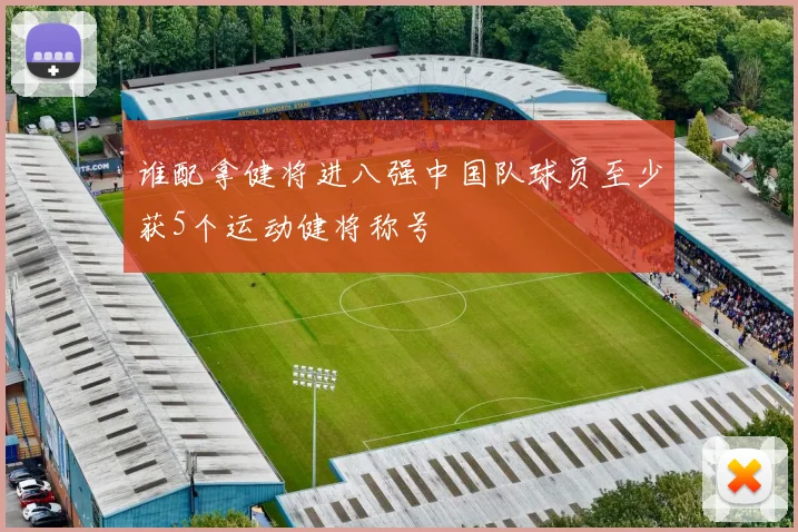 谁配拿健将进八强中国队球员至少获5个运动健将称号